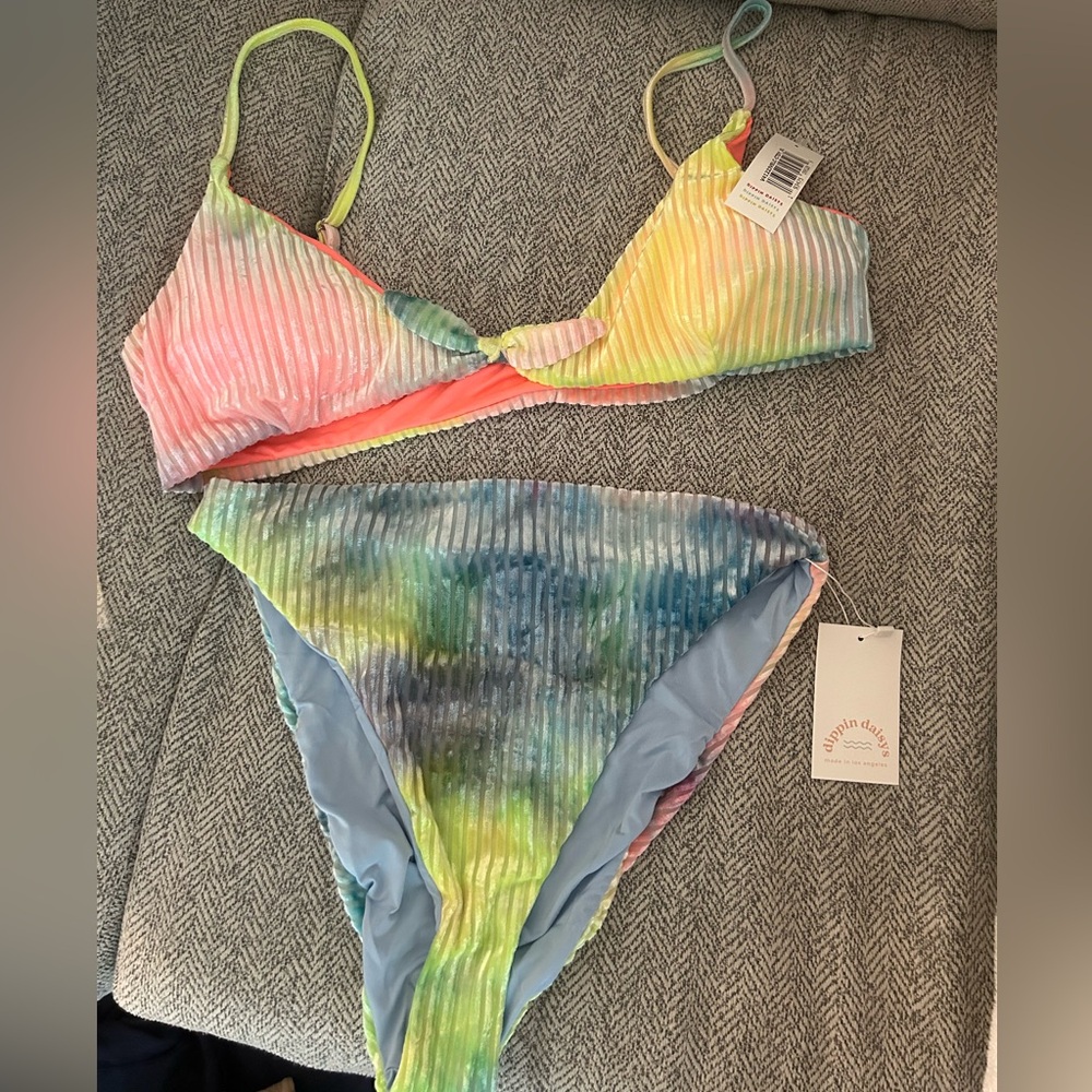Dippin Daisy’s two piece bathingsuit
